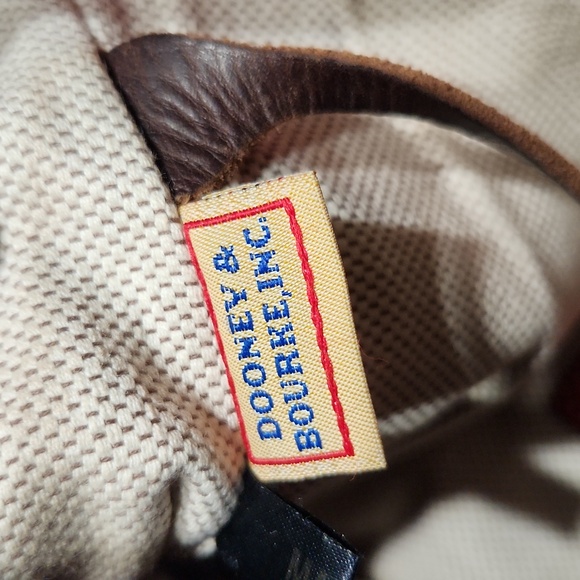 Dooney & Bourke All Weather Red Pebbled Leather Large Bucket Bag